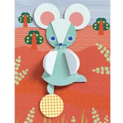 Clearance Coffret de collage et pliage Rond Activités Manuelles