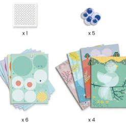 Clearance Coffret de collage et pliage Rond Activités Manuelles