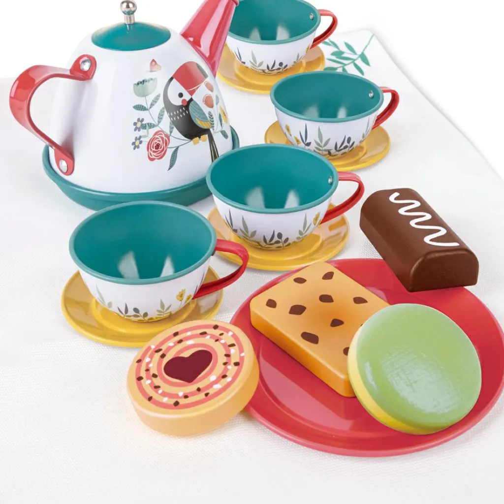 New Coffret de thé Dînette Et Aliments Factices