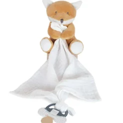Coffret doudou attache sucette Renard UNICEF Doudou Attache Sucette