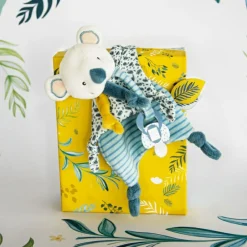 New Coffret doudou attache sucette Yoca le koala (20 cm) Doudou Attache Sucette