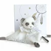 Hot Coffret doudou plat Panda Attrape-rêves Doudou Plat