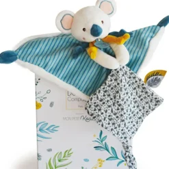 Hot Coffret doudou plat Yoca le koala (25 cm) Doudou Plat