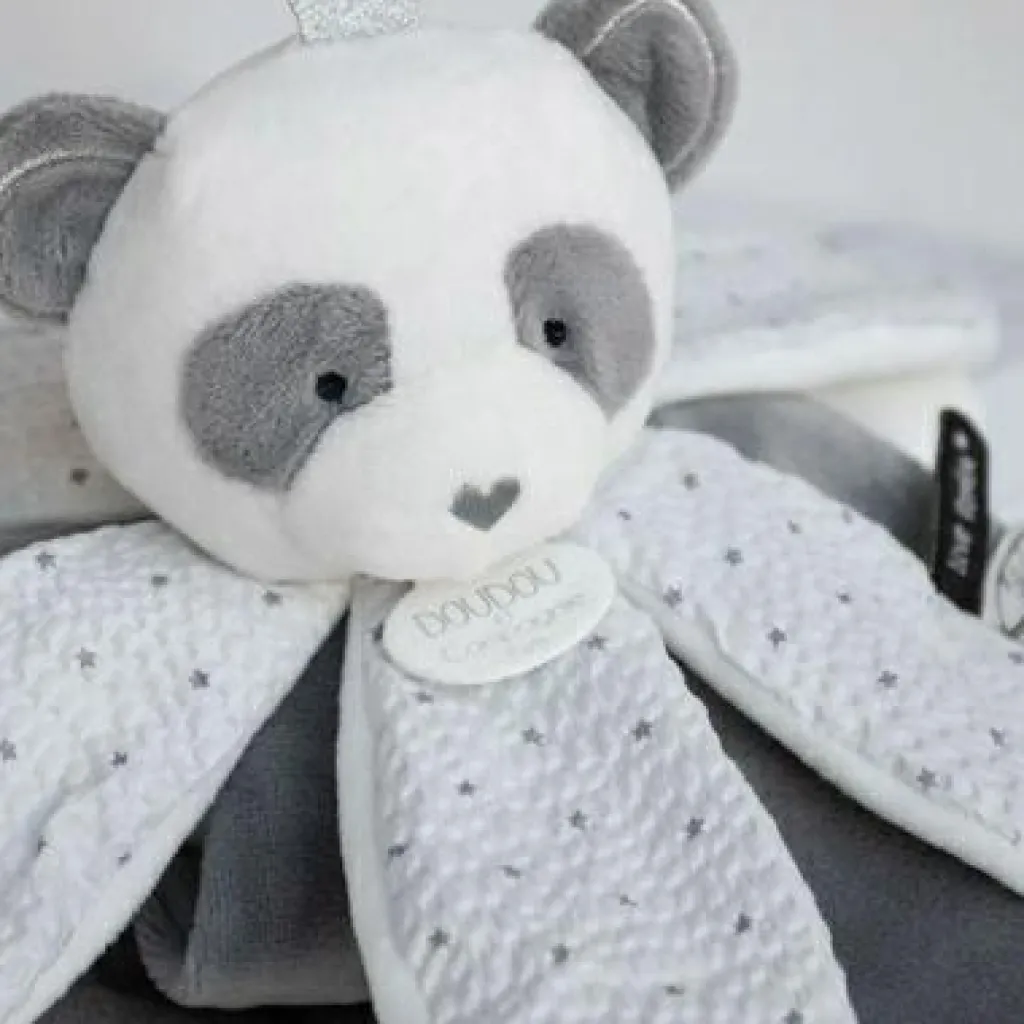 Best Coffret doudou pétales Panda Attrape-rêves Doudou Plat