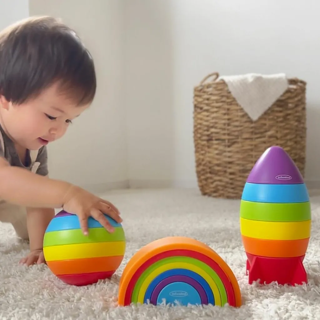 Online Coffret jouets d'éveil Rainbow Jouet À Empiler