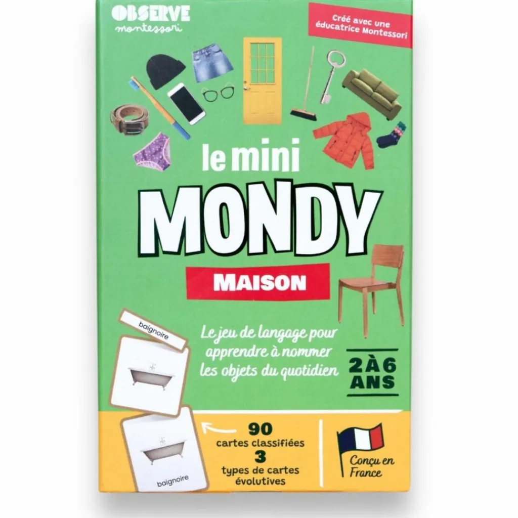 New Coffret Mini Mondy (jeu de langage autour de la maison) Apprentissage Du Temps Et Quotidien