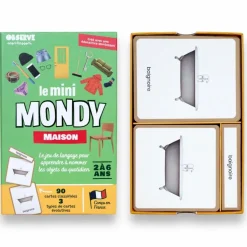 New Coffret Mini Mondy (jeu de langage autour de la maison) Apprentissage Du Temps Et Quotidien