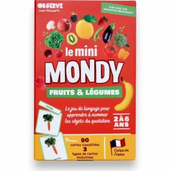 New Coffret Mini Mondy (jeu de langage autour des fruits et légumes) Apprentissage Du Temps Et Quotidien