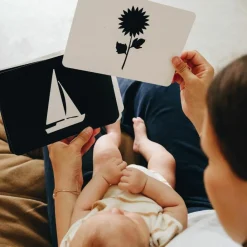 Best Coffret Mondy des P'tits Artistes (20 cartes constratées en noir & blanc) Apprentissage Du Temps Et Quotidien