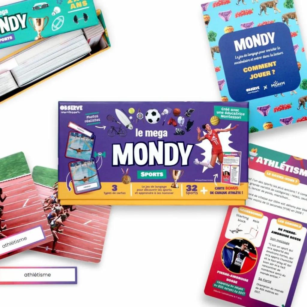 Discount Coffret Mondy des Sports (jeu de langage des sports olympiques) Apprentissage Du Temps Et Quotidien