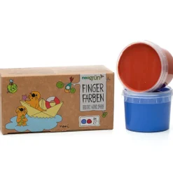 Sale Coffret Nori 2 pots bleu + rouge peinture aux doigts naturelle et vegan Dessin Et Peinture