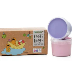 Best Coffret Nori 2 pots rose + violet peinture aux doigts naturelle et vegan Dessin Et Peinture
