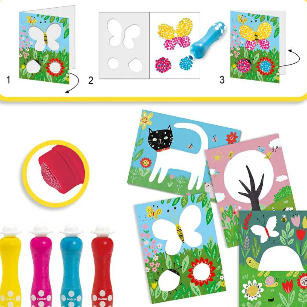 New Coffret peinture Dessiner des points Dessin Et Peinture