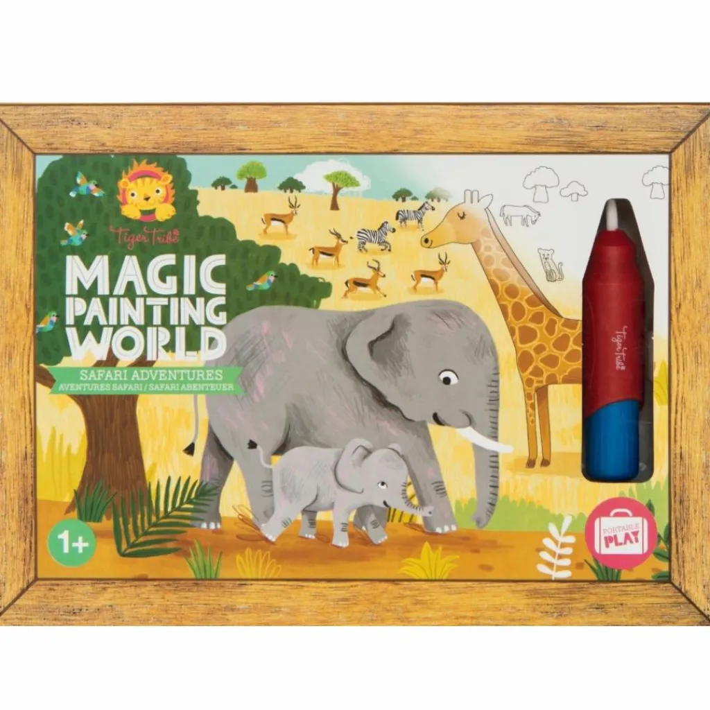 Best Coffret peinture magique à l'eau safari aventures Dessin Et Peinture