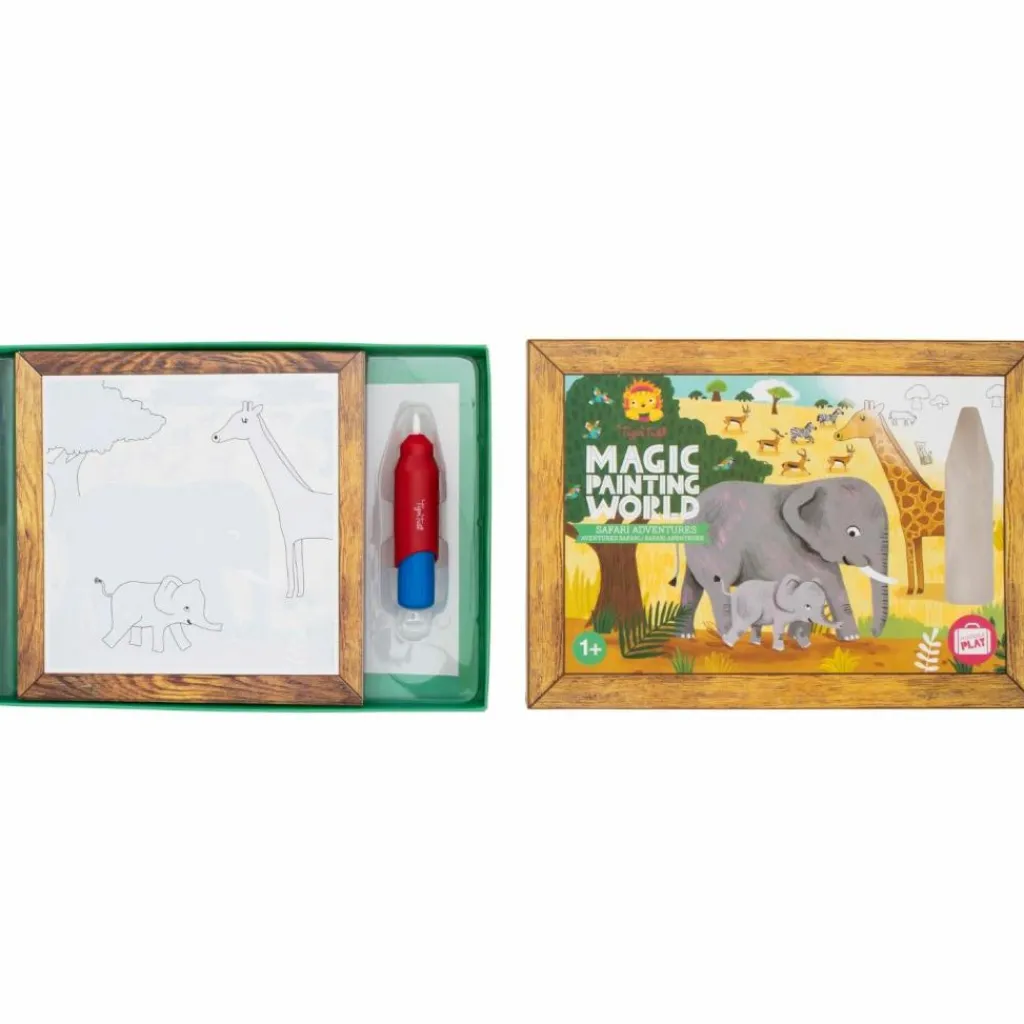 Best Coffret peinture magique à l'eau safari aventures Dessin Et Peinture