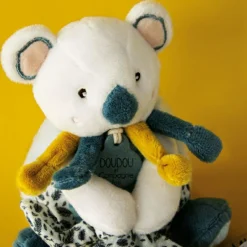 Coffret peluche avec doudou Yoca le koala (15 cm) Doudou Plat
