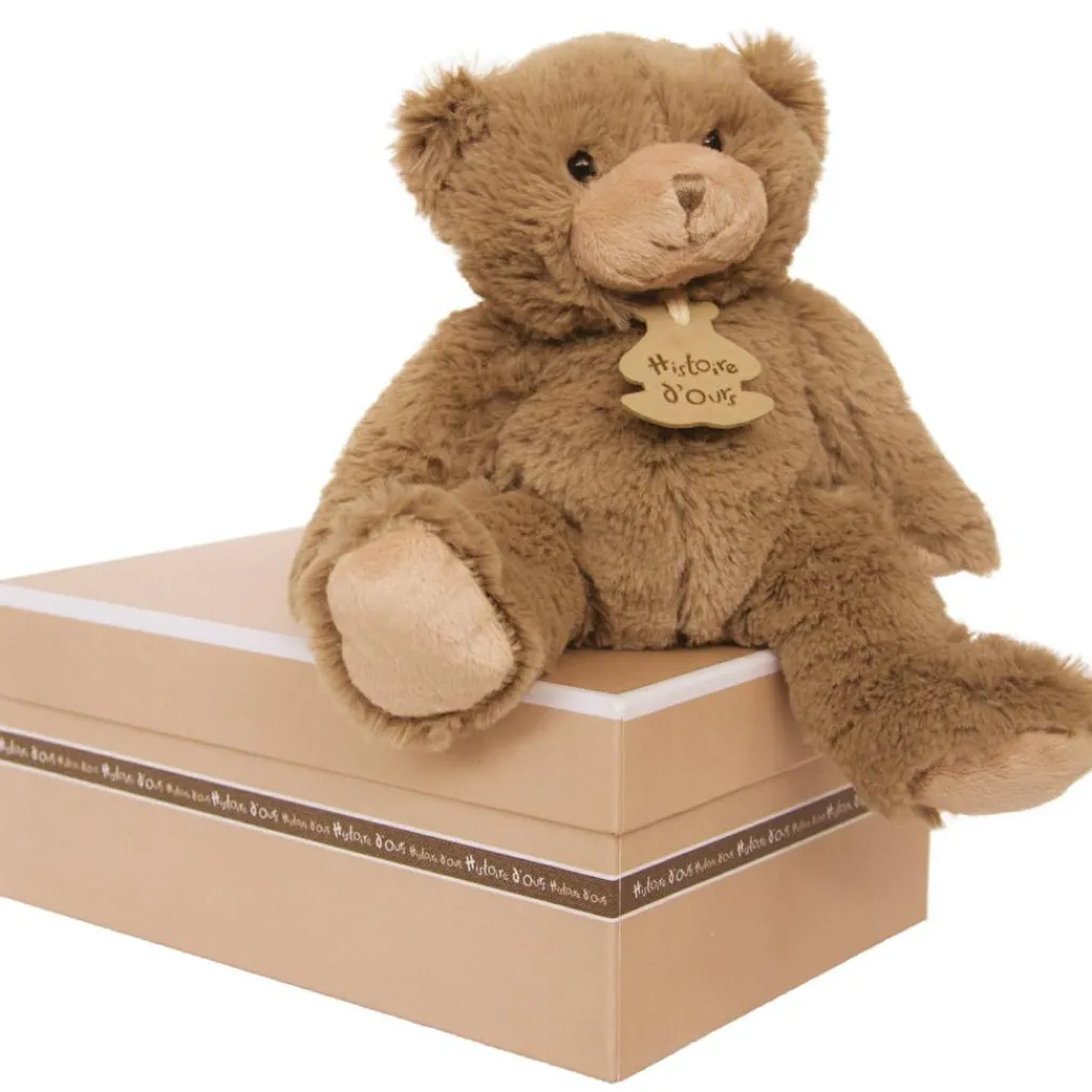 Best Coffret peluche Calin'ours Les Ours marron (25 cm) Peluche Moyenne (20-59 Cm)