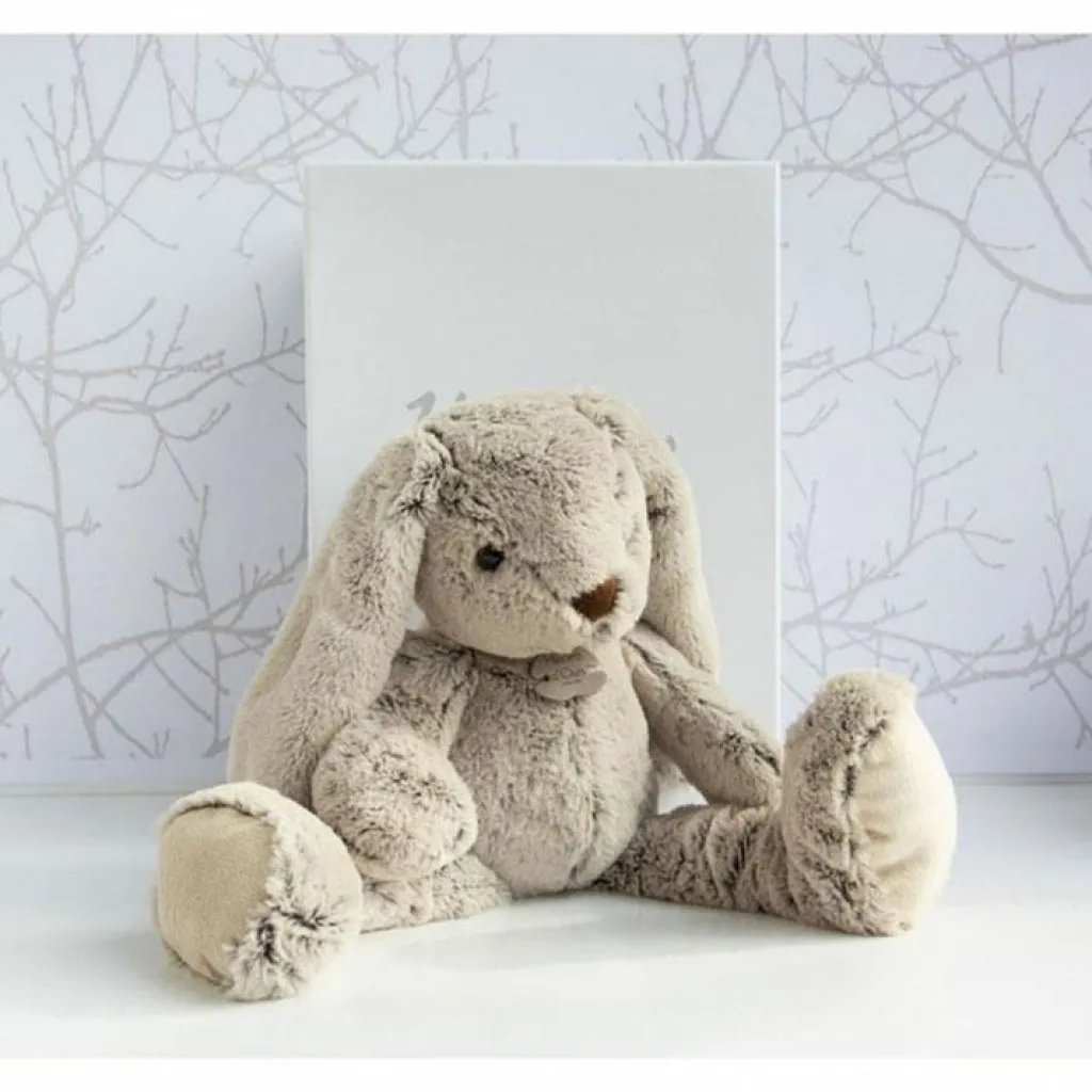 Clearance Coffret peluche Lapin Copains calins beige (50 cm) Peluche Moyenne (20-59 Cm)