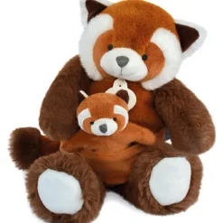 Discount Coffret peluche Panda roux et son bébé (25 cm) Peluche Moyenne (20-59 Cm)