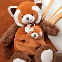 Discount Coffret peluche Panda roux et son bébé (25 cm) Peluche Moyenne (20-59 Cm)
