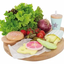 Sale Coffret repas burger bois Dînette Et Aliments Factices