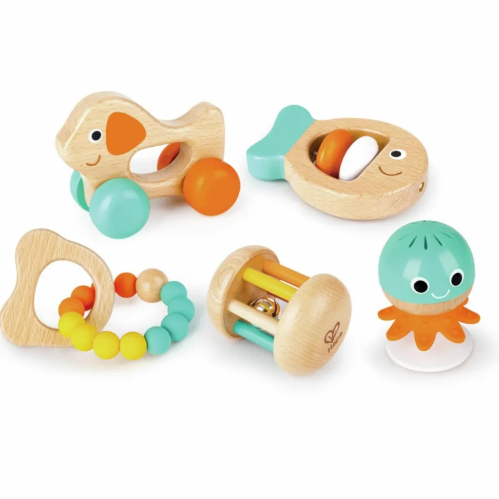 Coffret sensoriel hochets multi-âge Hochet