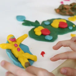 Best Coffret Suri 2 pots bleu + jaune pâte à modeler naturelle et vegan Pâte À Modeler Et Accessoires