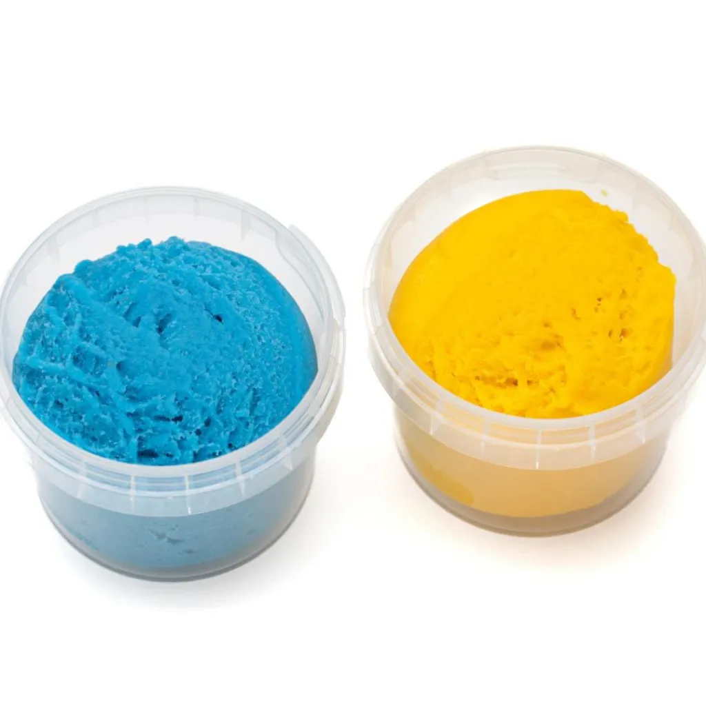 Best Coffret Suri 2 pots bleu + jaune pâte à modeler naturelle et vegan Pâte À Modeler Et Accessoires