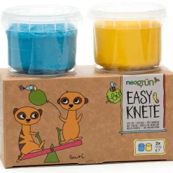 Best Coffret Suri 2 pots bleu + jaune pâte à modeler naturelle et vegan Pâte À Modeler Et Accessoires