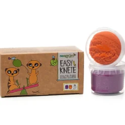 Sale Coffret Suri 2 pots orange + violet pâte à modeler naturelle et vegan Pâte À Modeler Et Accessoires
