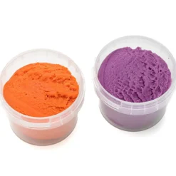 Sale Coffret Suri 2 pots orange + violet pâte à modeler naturelle et vegan Pâte À Modeler Et Accessoires