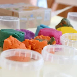 Sale Coffret Suri 2 pots orange + violet pâte à modeler naturelle et vegan Pâte À Modeler Et Accessoires