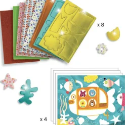 Discount Coffrets à autocollants Collage Mousse mousse Activités Manuelles