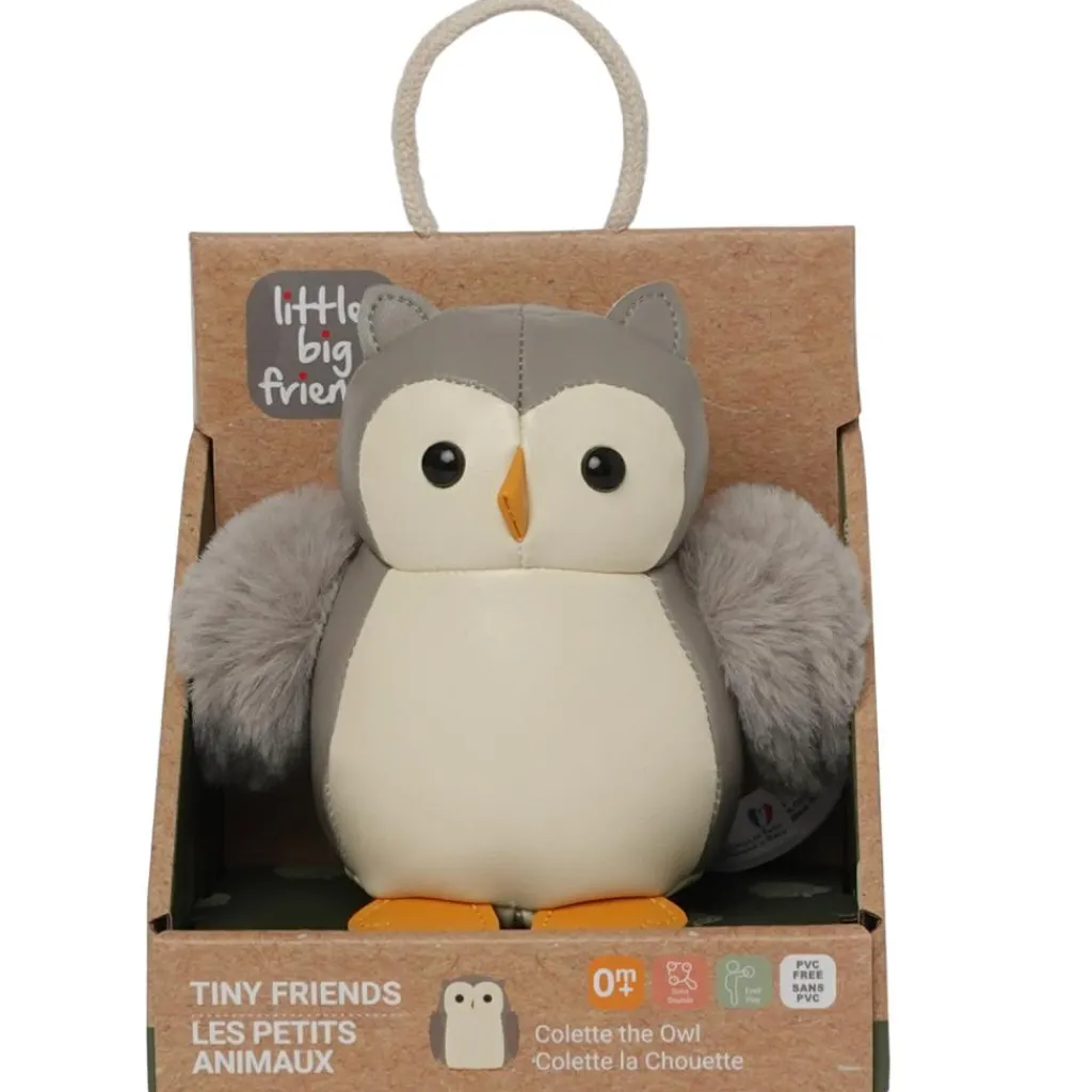 New Colette la Chouette Les Petits Animaux Hochet
