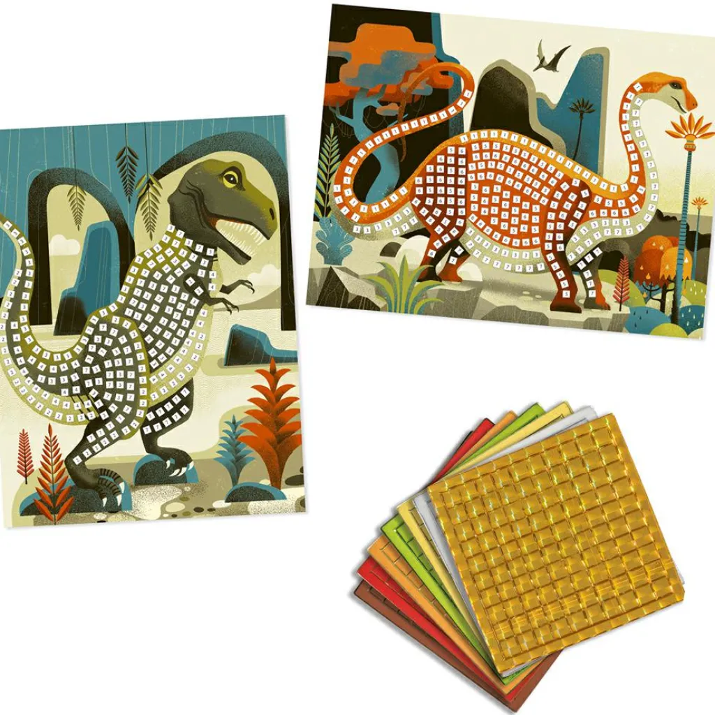 Clearance Collages mosaïques Dinosaures Activités Manuelles