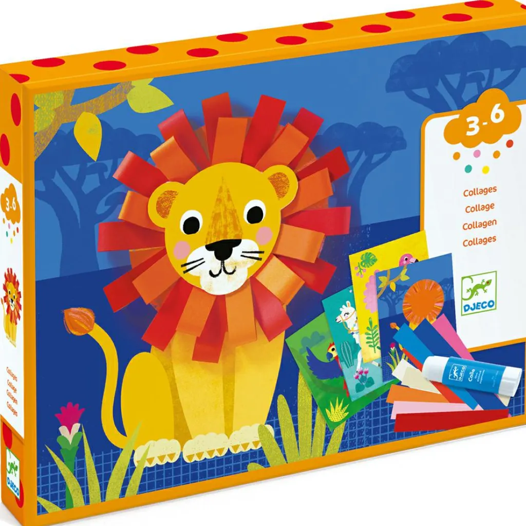 Outlet Collages pour les petits avec des bouclettes Activités Manuelles