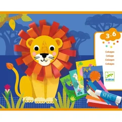 Outlet Collages pour les petits avec des bouclettes Activités Manuelles