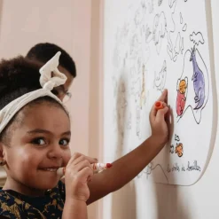 New Coloriage géant Coloriboard Map Monde (1 pièce) Dessin Et Peinture