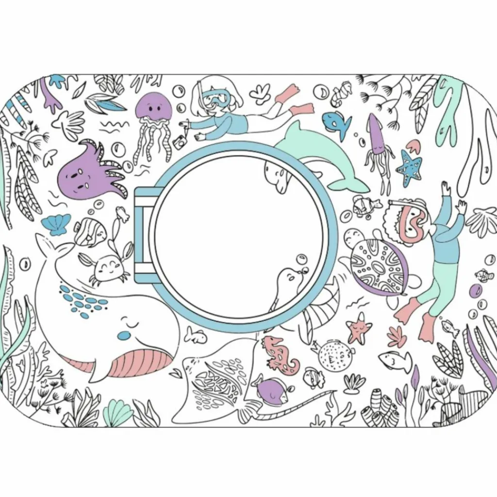 Best Coloriage géant Coloriboard Plongée (1 pièce) Dessin Et Peinture