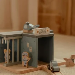 Hot Commissariat de police en bois Petites Voitures, Véhicules Et Circuits