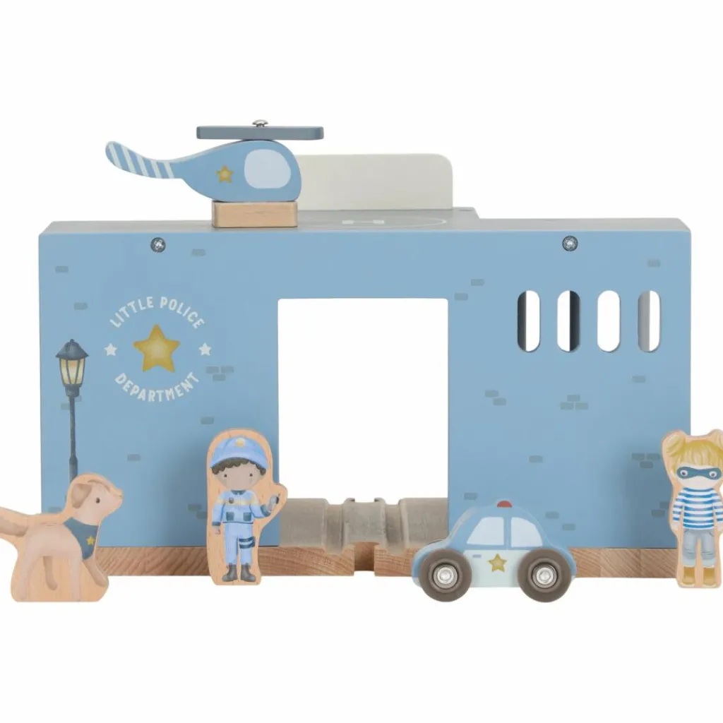 Hot Commissariat de police en bois Petites Voitures, Véhicules Et Circuits
