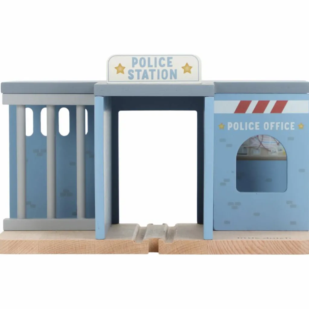 Hot Commissariat de police en bois Petites Voitures, Véhicules Et Circuits