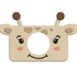 Sale Coque en silicone pour appareil photo Zoo Friends Giraffe Enfant Appareil Photo Enfant