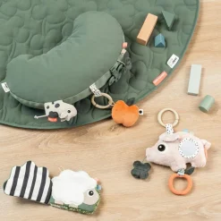 Best Coussin d'éveil Tummy time Tiny farm Vert Jouet D'Activités