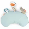 Discount Coussin d'éveil Tummy time Playground Bleu Jouet D'Activités