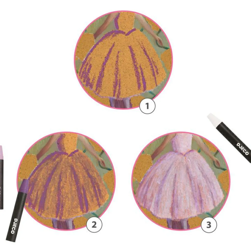 Outlet Crayons de cire Inspired by Edgar Degas Dessin Et Peinture