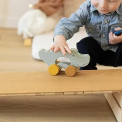 Discount Crocodile en bois à tirer Jouet À Tirer / Pousser