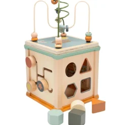 New Cube d'activités en bois Balle / Cube D'Activités