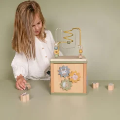 Best Cube d'activités en bois Little Farm Balle / Cube D'Activités