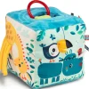Hot Cube d'activités sonore en tissu Jungle (13 cm) Balle / Cube D'Activités